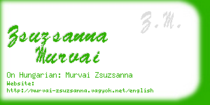 zsuzsanna murvai business card